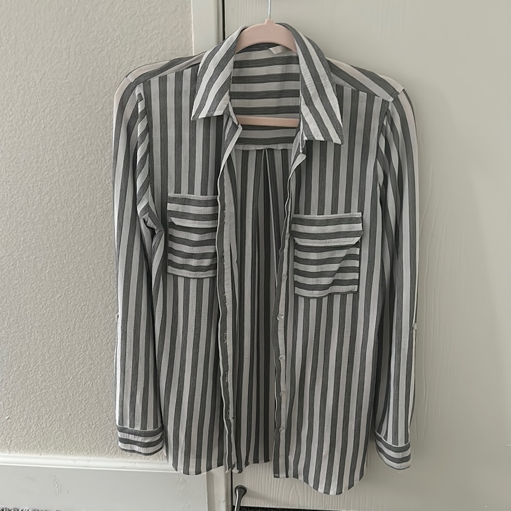 Michael Farrell button up blouse